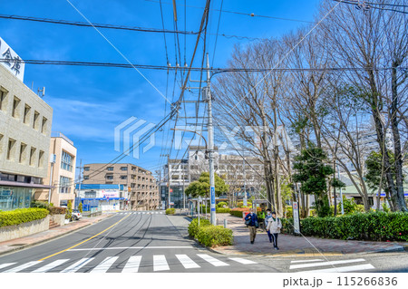 東京都町田市の都市風景 すずかけ台駅 東京都町田市の都市風景 すずかけ台駅 115266836