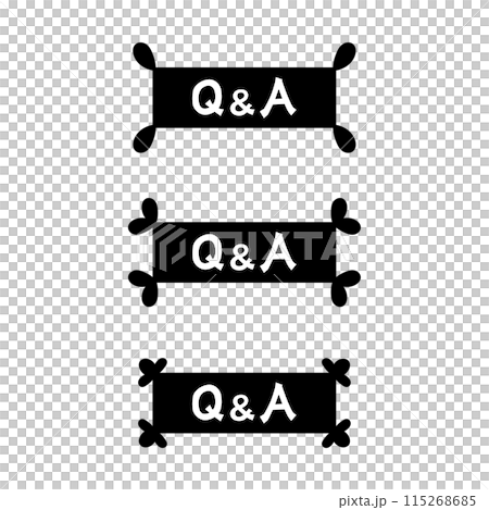 A simple Q&A frame set A simple Q&A frame set 115268685