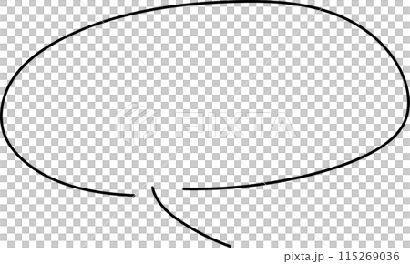 簡單的手繪語音氣泡圖 115269036