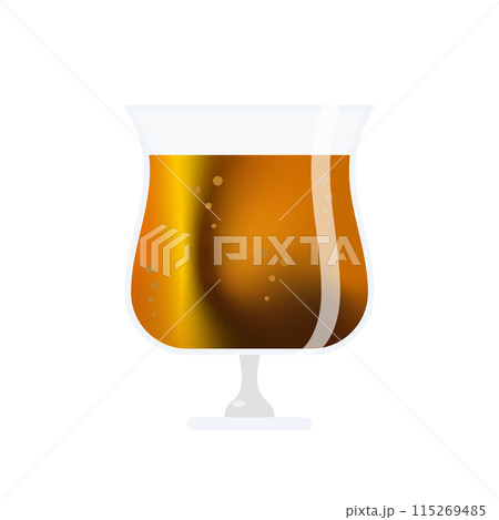チューリップグラスに入ったビール 115269485