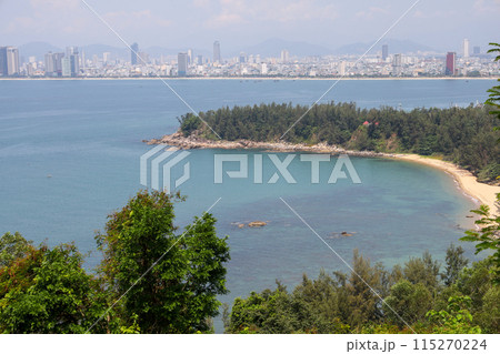 View of seascape in danang at vietnam 115270224