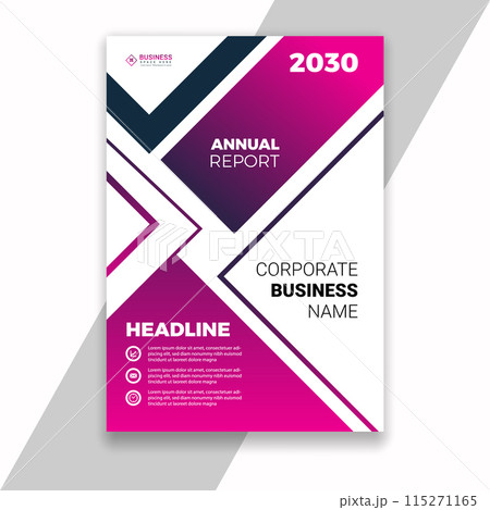 Annual report brochure flyer design template vector, Leaflet presentation, book cover. Annual report brochure flyer design template vector, Leaflet presentation, book cover. 115271165