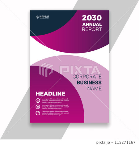 Annual report brochure flyer design template vector, Leaflet presentation, book cover. Annual report brochure flyer design template vector, Leaflet presentation, book cover. 115271167