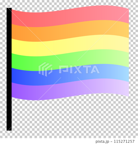 Six-color rainbow flag 115271257