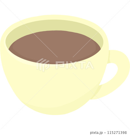 yellow coffee cup 115271398