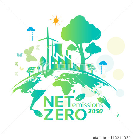 Net zero and carbon neutral concept , Carbon Neutrality 115271524