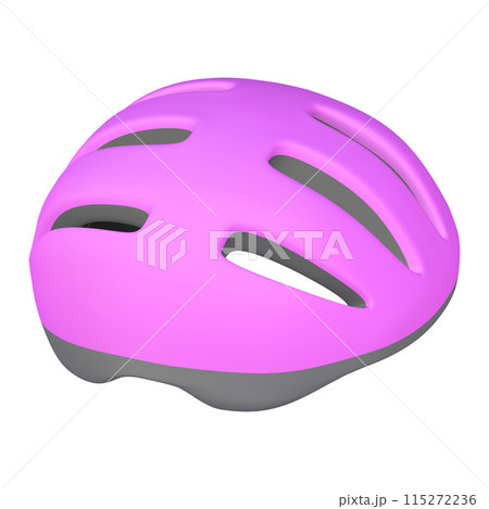 自転車用品のイラスト素材 ヘルメット(1_8)マゼンタ 自転車用品のイラスト素材 ヘルメット(1_8)マゼンタ 115272236