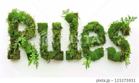 Policy and Regulation symbol created in Moss-Covered Letters. 115273931