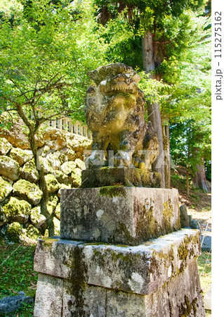 歴史を感じる苔むした狛犬 【乎彌神社】 歴史を感じる苔むした狛犬 【乎彌神社】 115275162