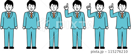 スーツ姿の男性 115276210