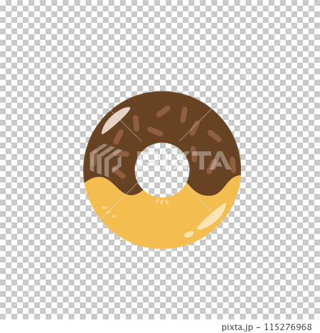 Doughnut doodle colorful illustration Doughnut doodle colorful illustration 115276968