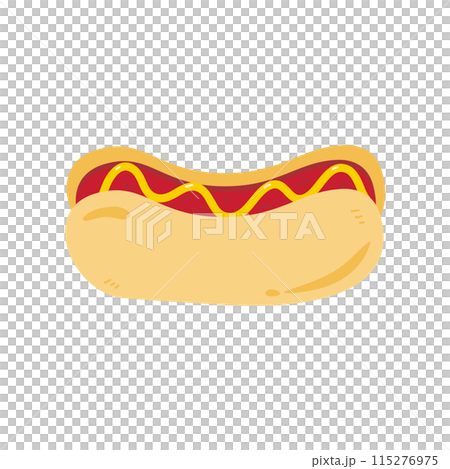 Hotdog cartoon icon illustration Hotdog cartoon icon illustration 115276975