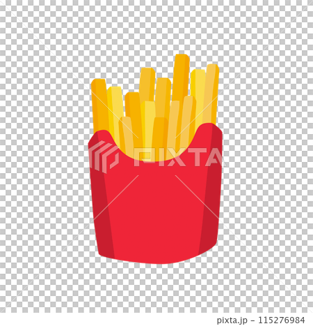 potatoes french fries in red white striped craft paper potatoes french fries in red white striped craft paper 115276984