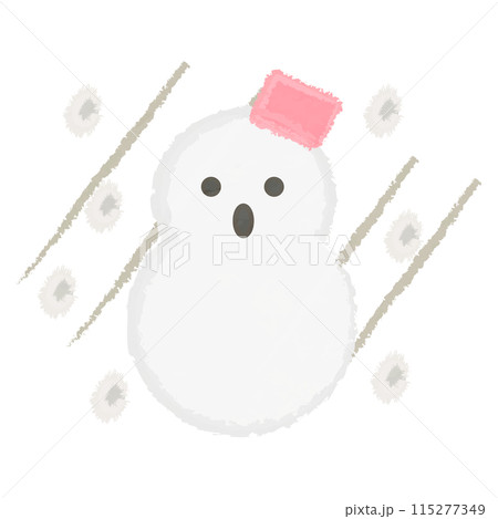 雪だるま 豪雪 暴風 雪だるま 豪雪 暴風 115277349