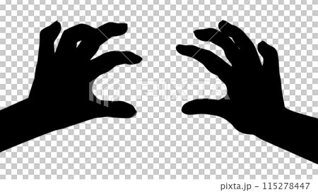 Scary hands silhouette_wide 115278447
