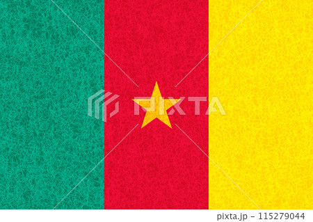 カメルーン 国 旗 水彩 背景 カメルーン 国 旗 水彩 背景 115279044
