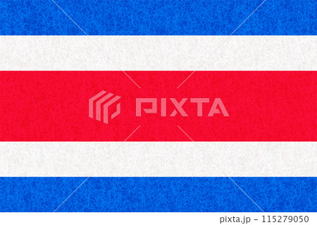 コスタリカ　国　旗　水彩　背景	 115279050