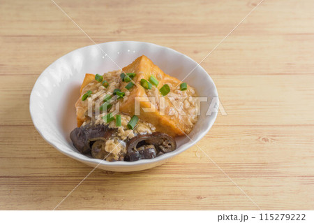 厚揚げとナスの挽き肉あんかけ 厚揚げとナスの挽き肉あんかけ 115279222