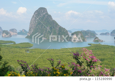 Landscape of Phuket, Thailand(タイ王国プーケット、パンガー湾の風景) Landscape of Phuket, Thailand(タイ王国プーケット、パンガー湾の風景) 115280990