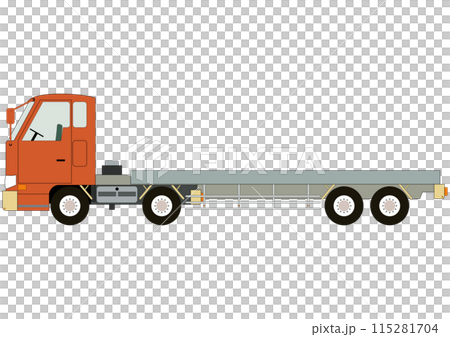 "Orange truck" no container 115281704
