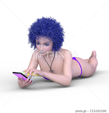 ビキニ姿の女性 115282200