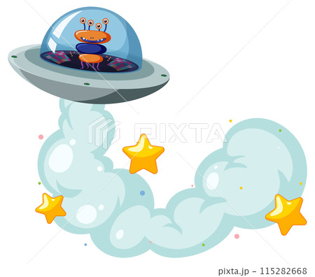 Alien in Flying Saucer Alien in Flying Saucer 115282668