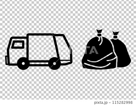 垃圾車圖標 115282998