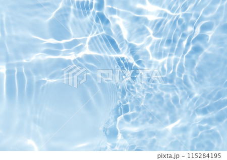 水 波 青 夏 テクスチャ 背景 115284195