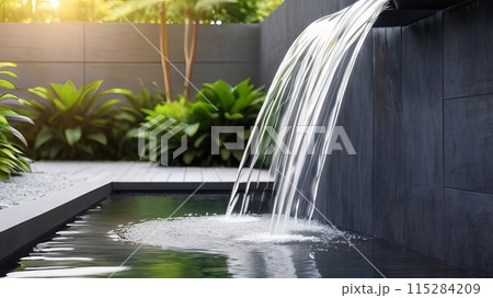 Modern Home Fountain Waterfall for Garden Landscape Design 115284209
