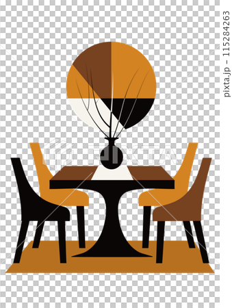 四人がけテーブル席 115284263