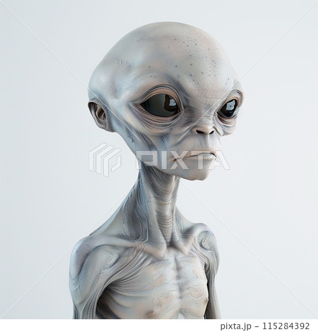 グレイ（宇宙人） Grey Alien No6-1のイラスト素材 [115284392] - PIXTA