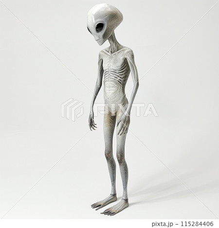 グレイ（宇宙人） Grey Alien No6-10のイラスト素材 [115284406] - PIXTA