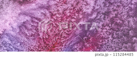 Abstract art background dark purple and violet colors. Watercolor painting with lilac gradient. 115284485