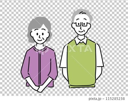 Senior simple character Senior simple character 115285238