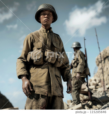 日本兵のイメージ - image of Japanese soldier - No2-4 115285646