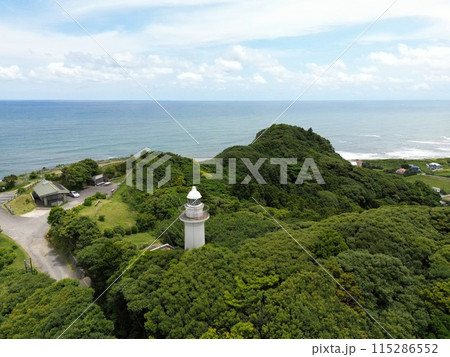 千葉 いすみ 太東埼灯台(ドローン空撮) 千葉 いすみ 太東埼灯台(ドローン空撮) 115286552
