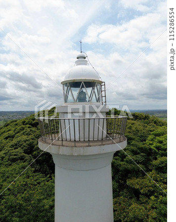 千葉　いすみ　太東埼灯台（ドローン空撮） 115286554
