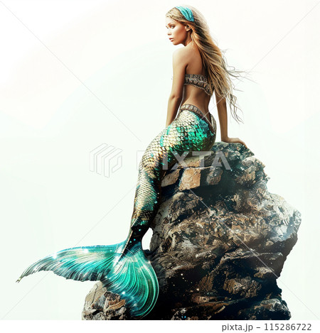 人魚のイメージ - image of Mermaid - No1-6 人魚のイメージ - image of Mermaid - No1-6 115286722