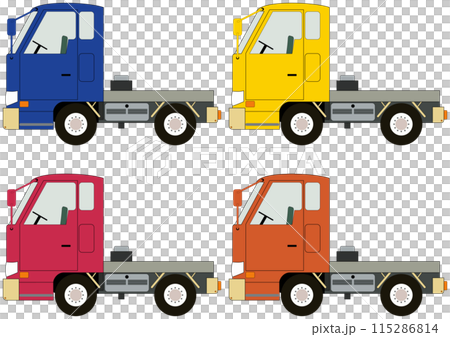 "Four colors, four trucks" towing vehicle 115286814
