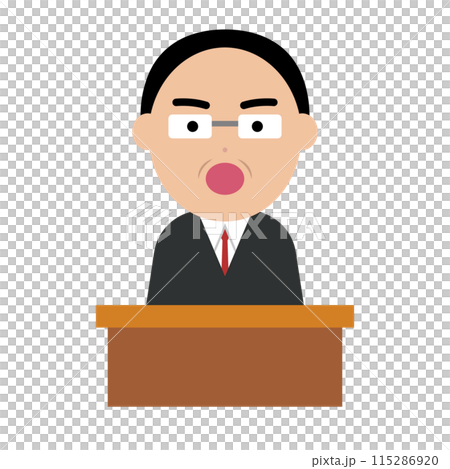 メガネをかけている総理大臣 115286920