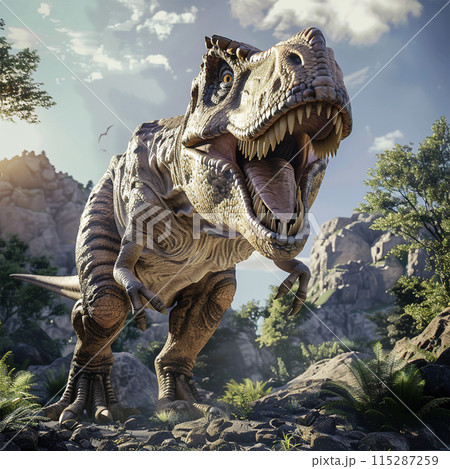 ティラノサウルスのイメージ - image of Tyrannosaurus - No18-5 115287259