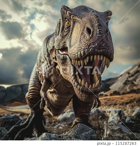 ティラノサウルスのイメージ - image of Tyrannosaurus - No18-7 115287263