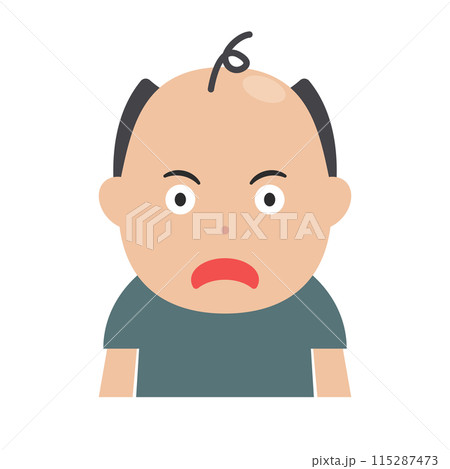 ハゲの男性・薄毛の男性 115287473