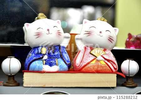 ねこのひな人形 115288212