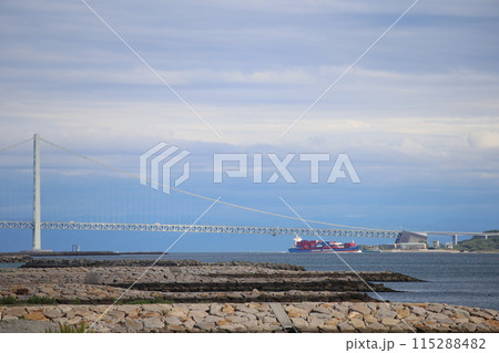明石海峡大橋の見える風景 明石海峡大橋の見える風景 115288482