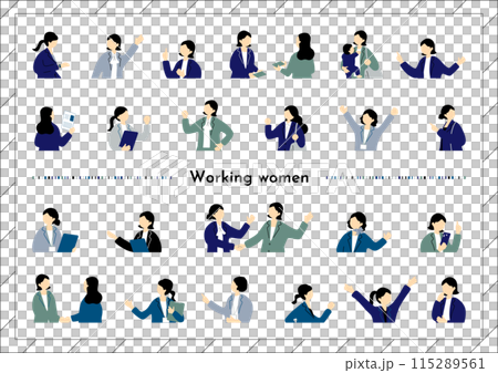 働く女性　ビジネスシーン素材集 115289561