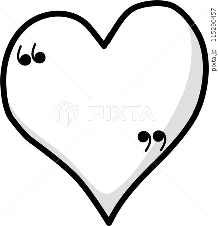 Black and white color speech bubble balloon with quotation marks, icon sticker memo keyword planner text box banner, flat png transparent element design 115290457
