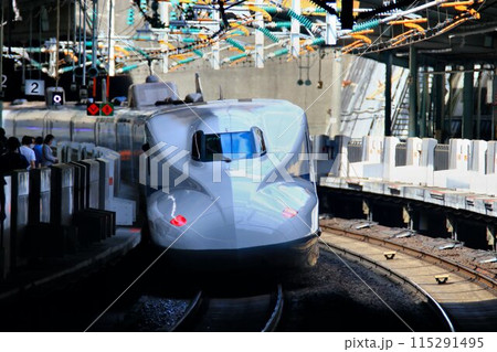 山陽新幹線・新神戸駅を駆け抜ける… 【N700系A】 115291495