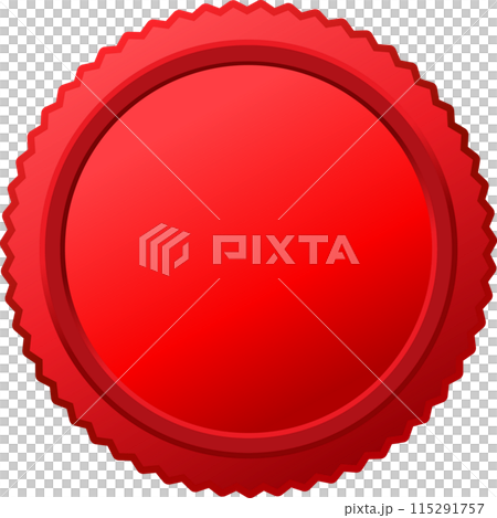Red badge-插圖素材 [115291757] - PIXTA圖庫