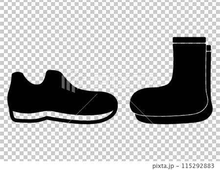 Shoes socks icon 115292883